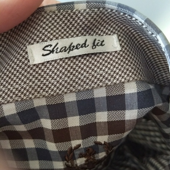 Bugatchi UOMO plaid shaped fit button up shirt - Picture 3 of 5
